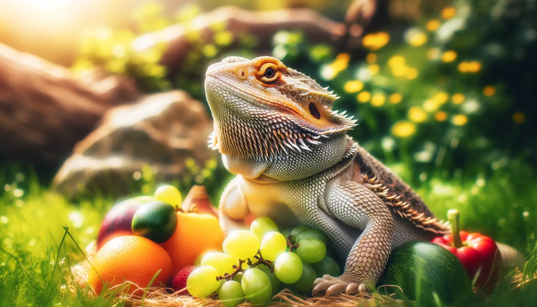 Can Bearded Dragons Eat Green Grapes?