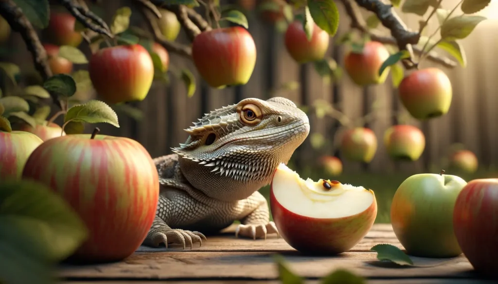 Bearded Dragons and Apples