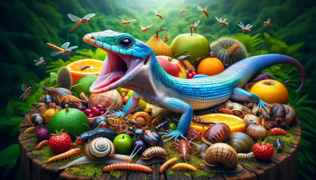 Blue Tailed Skink Food