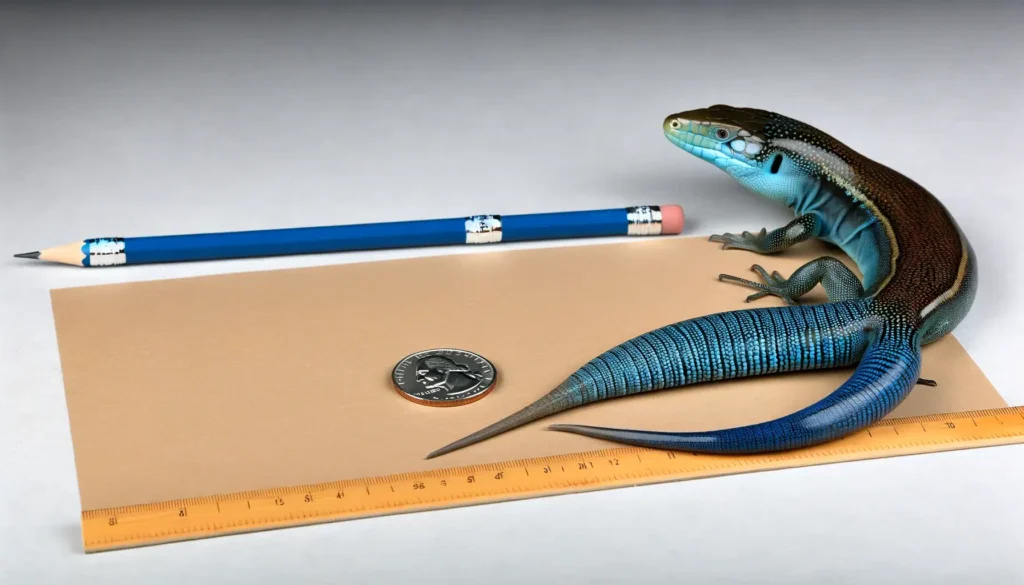 Blue Tailed Skink Size