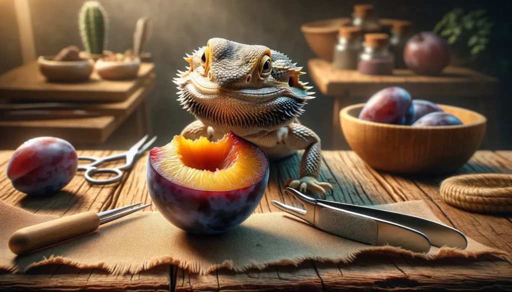 can bearded dragons eat plum 