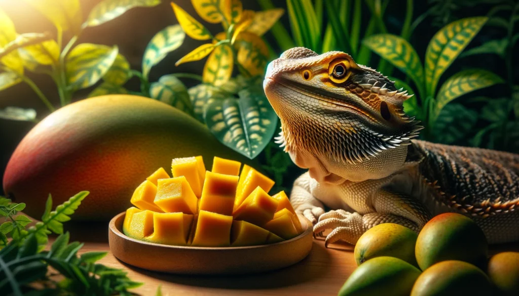 can bearded dragons eat mangos