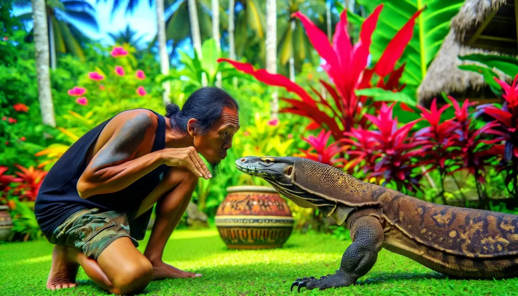 pet komodo dragon
