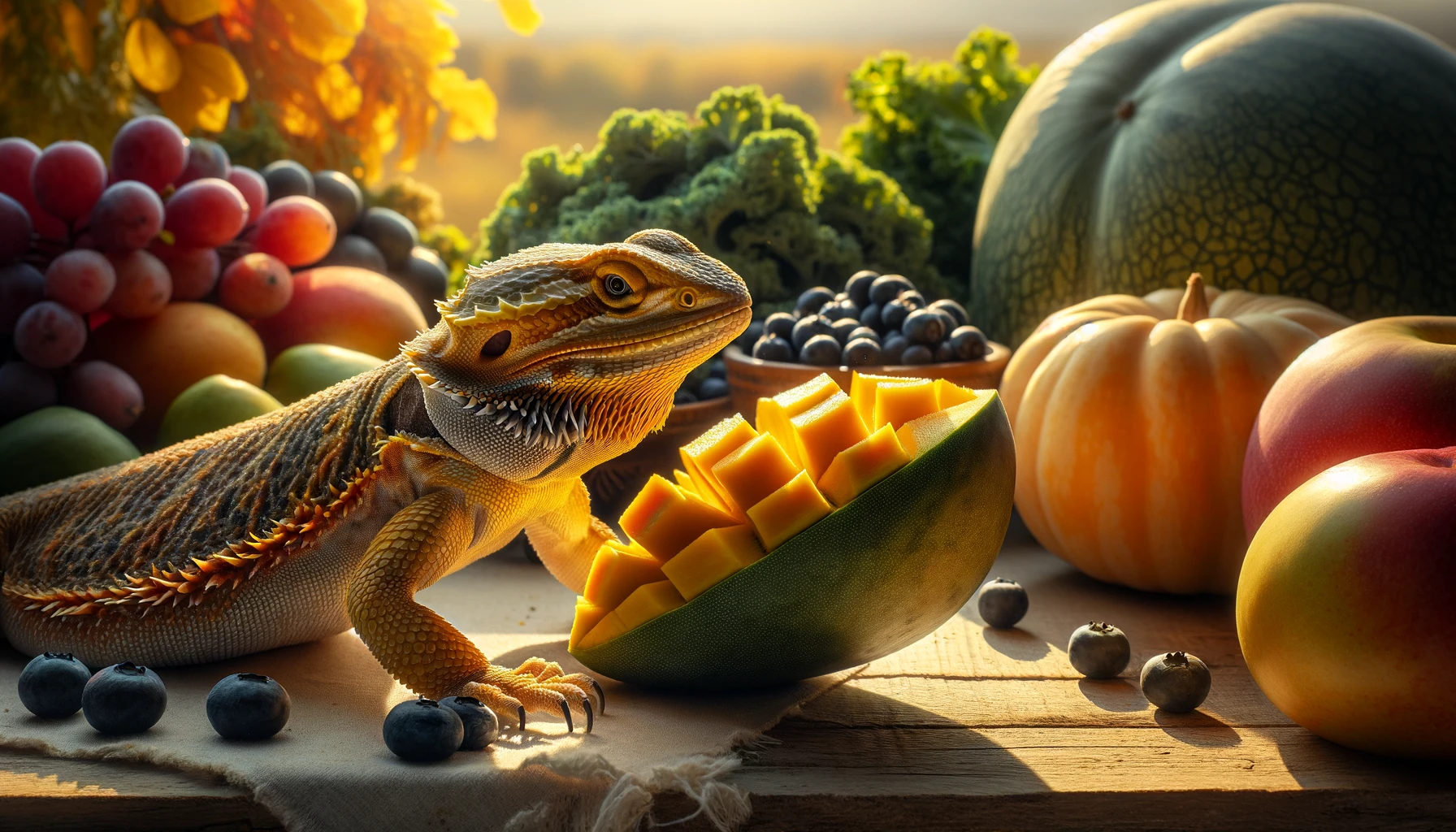 can bearded dragons eat mangos