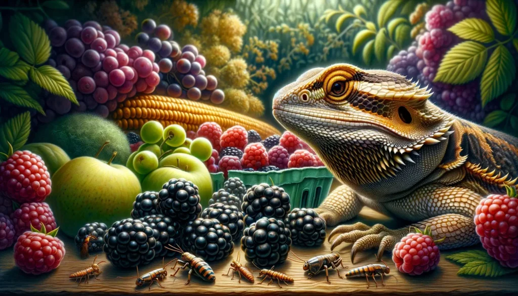 can bearded dragons eat raspberries and blackberries