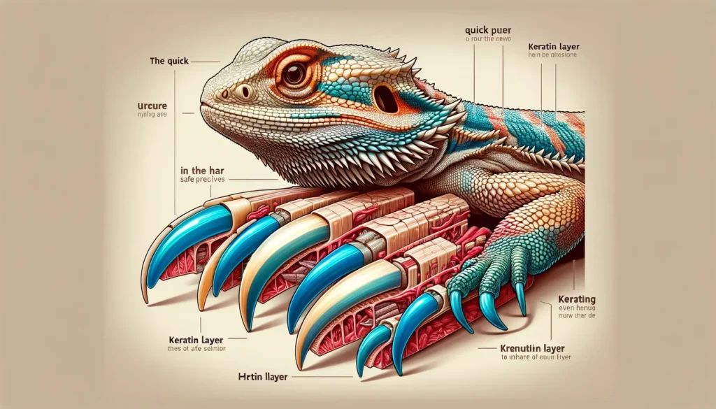 how to cut a bearded dragon nails
