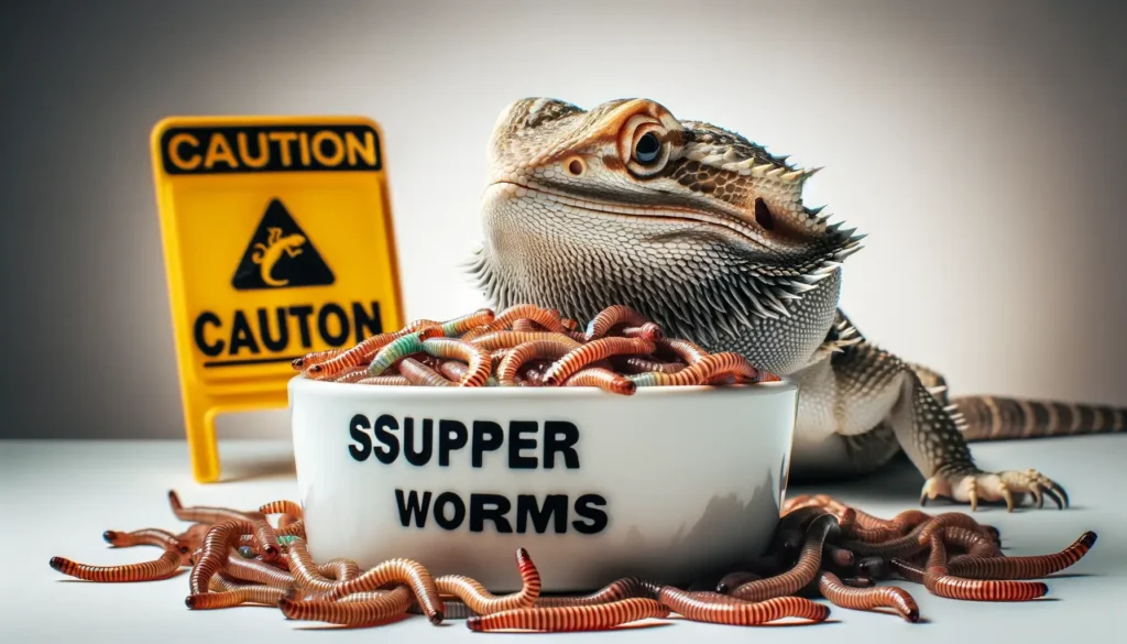 can superworms kill a bearded dragon